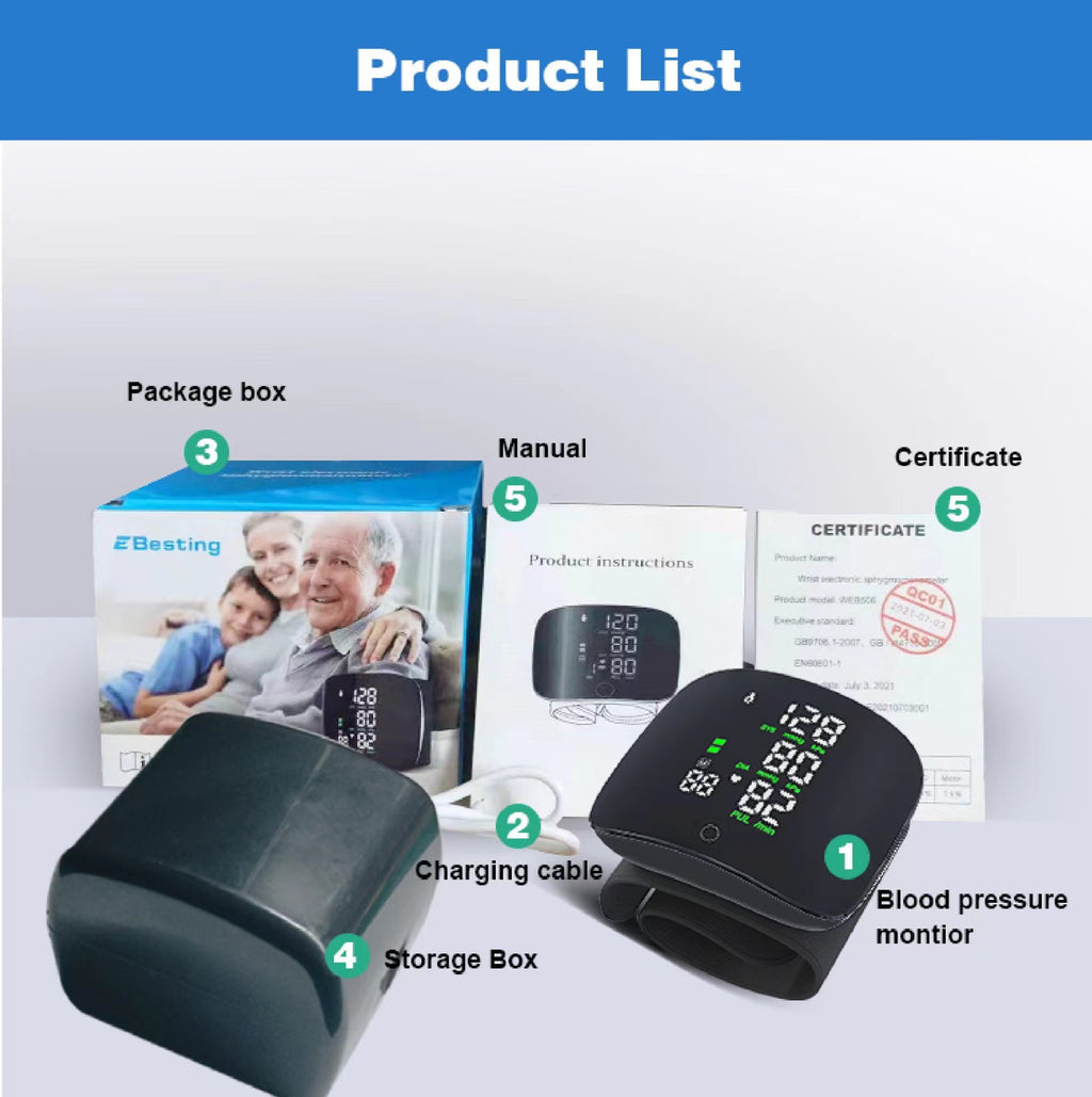 Rechargeable Blood Pressure Monitor