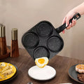Non‑stick Egg Frying Pan with Egg Mold, Mini Breakfast Cookware