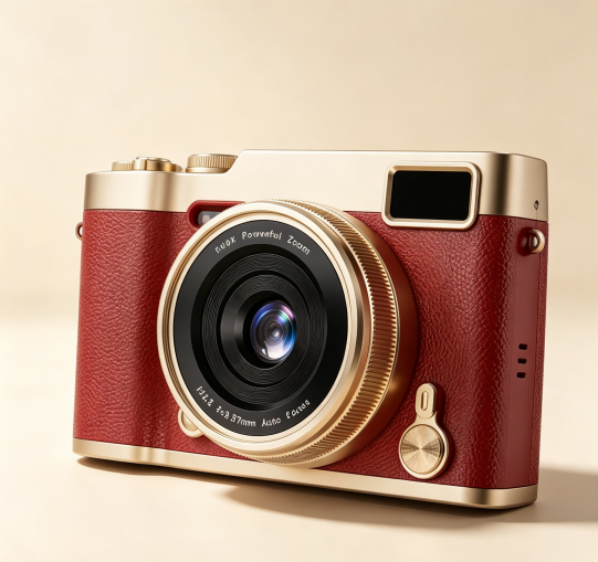 Student Retro CCD‑Style Digital Camera, Flip Screen High‑Definition Photo & Video Recording Compact Campus Vlog Camera
