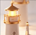 Lighthouse Shape Moon Ambient Night Light, Bedroom Bedside Sleep‑Aid Table Lamp