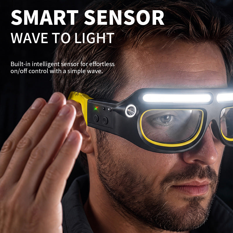 USB Rechargeable Motion‑Sensor Headlamp, Long‑Lasting Outdoor Maintenance Work Light