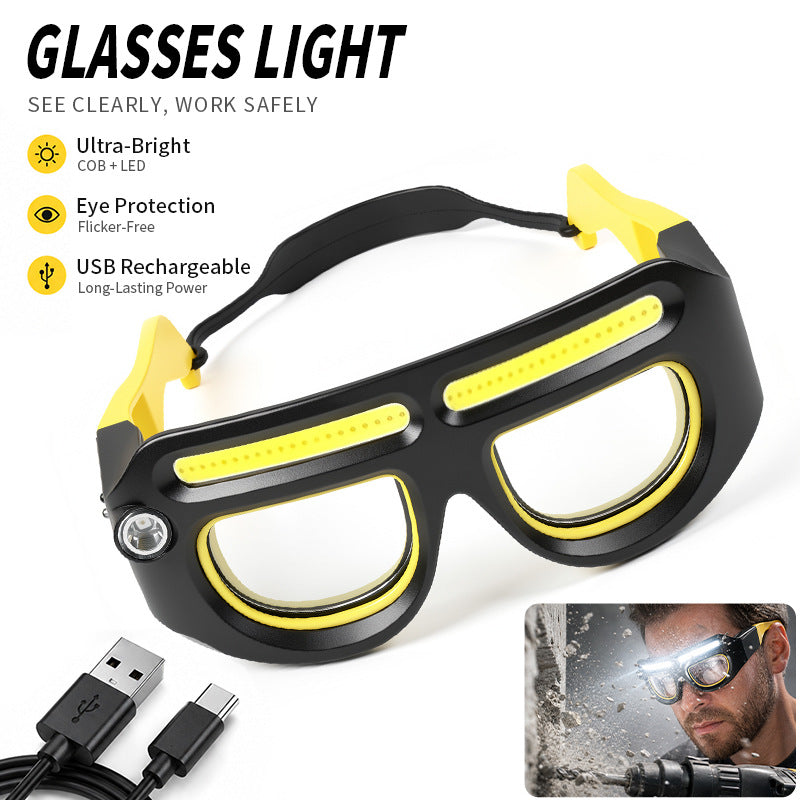 USB Rechargeable Motion‑Sensor Headlamp, Long‑Lasting Outdoor Maintenance Work Light