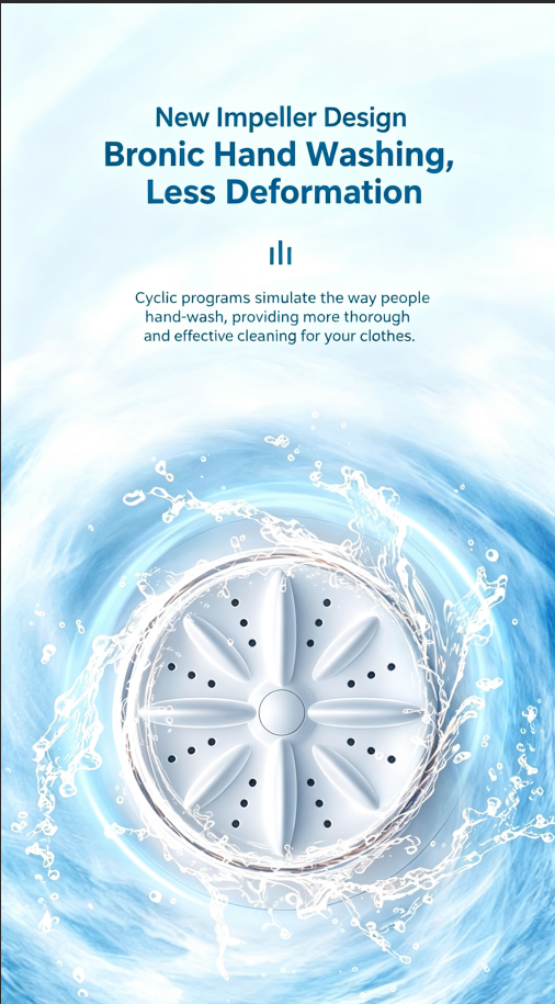 Fully Automatic Mini Underwear Washing Machine for Dormitory