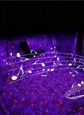 Wireless USB Car Floor LED Atmosphere Light, Sound Activated Interior Decor Lamp