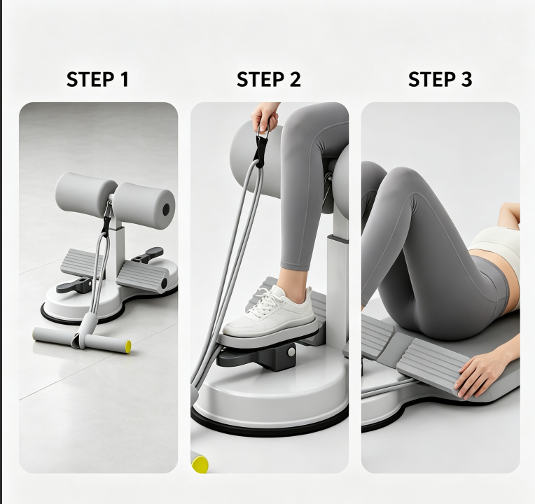 Sit‑Up Assistant, Home Abdominal Exercise Foot Holder Fitness Equipment