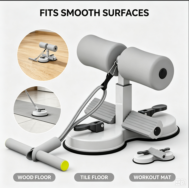 Sit‑Up Assistant, Home Abdominal Exercise Foot Holder Fitness Equipment