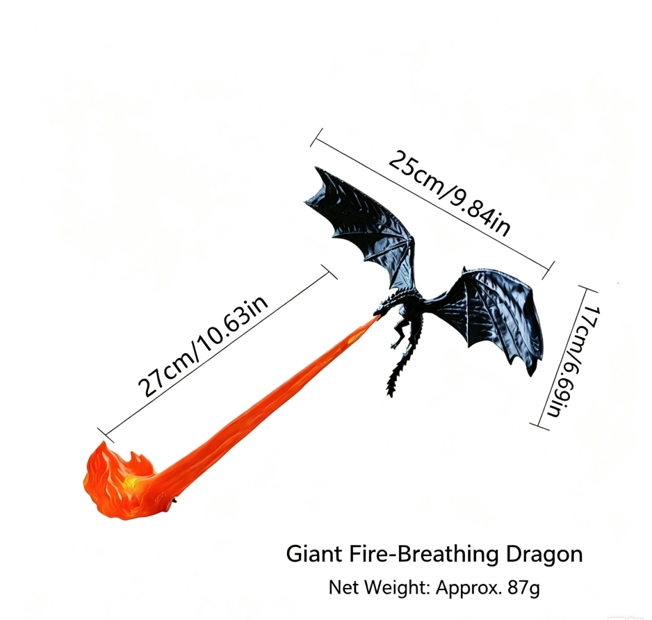 Dragon Flame Book Nook, Stress Relief Toy, Bookshelf Decor Ornament
