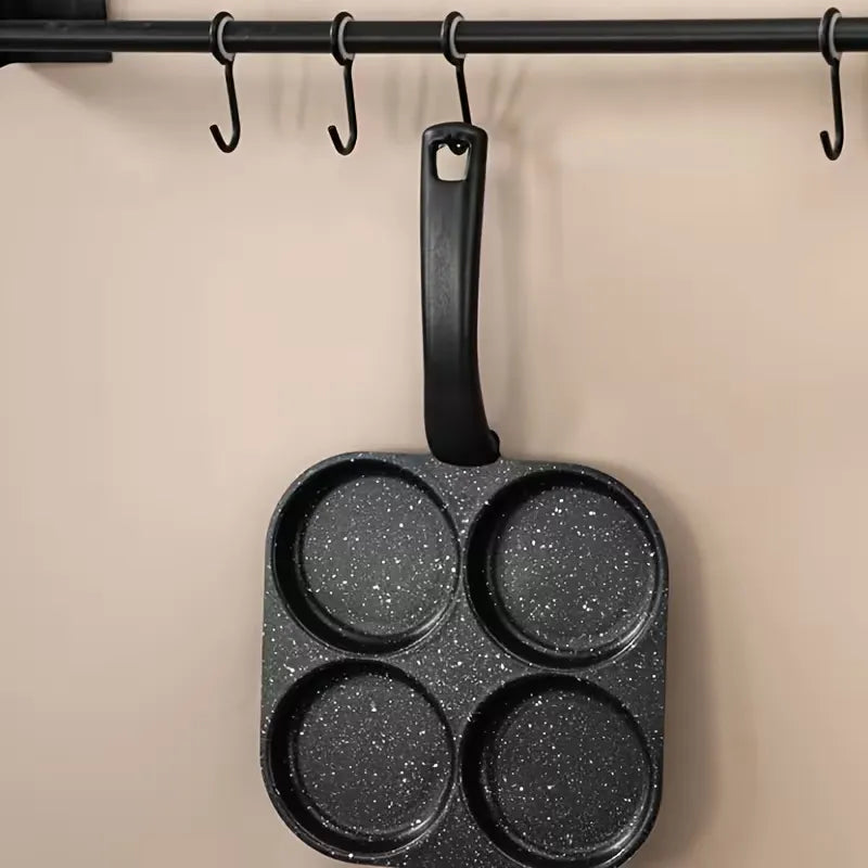 Non‑stick Egg Frying Pan with Egg Mold, Mini Breakfast Cookware