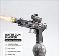 Electric Water Gun, High‑Speed Burst Shooting Toy with Recoil Action & Cool Flashing LED Light