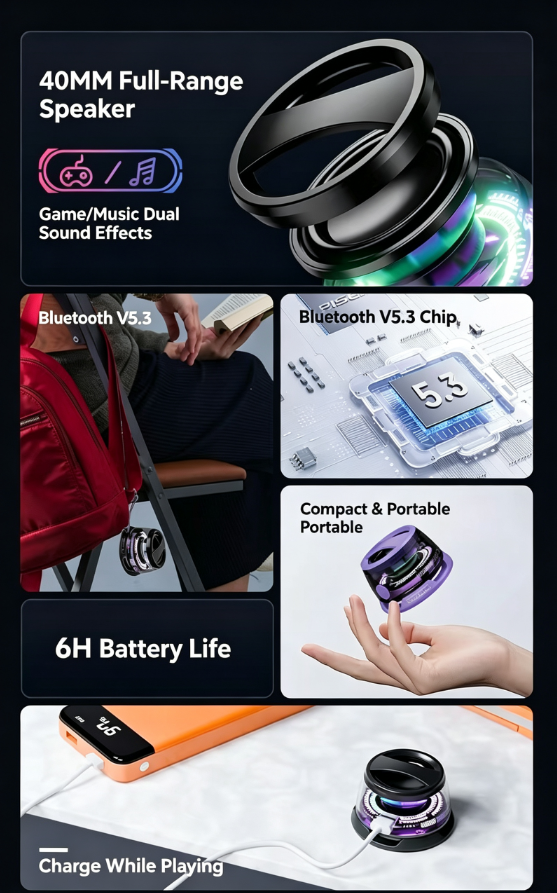 G200 Magnetic Bluetooth Speaker