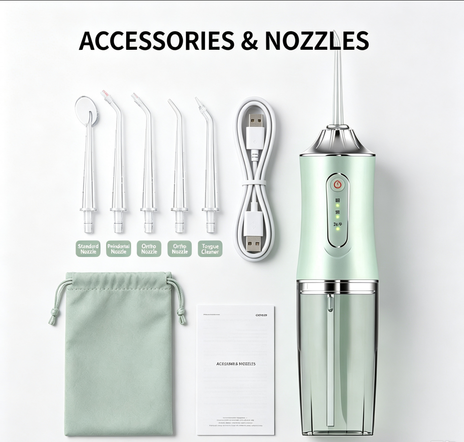 Portable Electric Water Flosser, Household Oral‑Cleaning Irrigator for Teeth