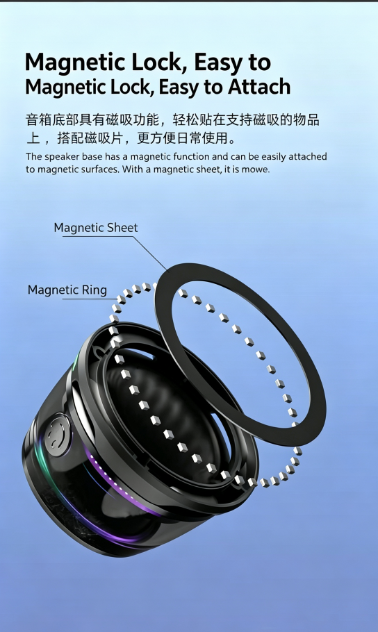 G200 Magnetic Bluetooth Speaker