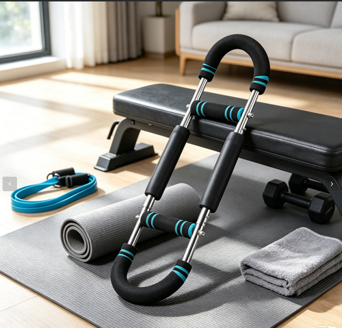 Adjustable U‑Shaped Arm Exerciser, Multi‑Function Spring Chest & Arm Workout Trainer for Men