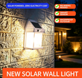 Solar Outdoor Wall Lamp, Waterproof Filament Sensor Garden LightSolar Outdoor Wall Lamp, Waterproof Filament Sensor Garden Light